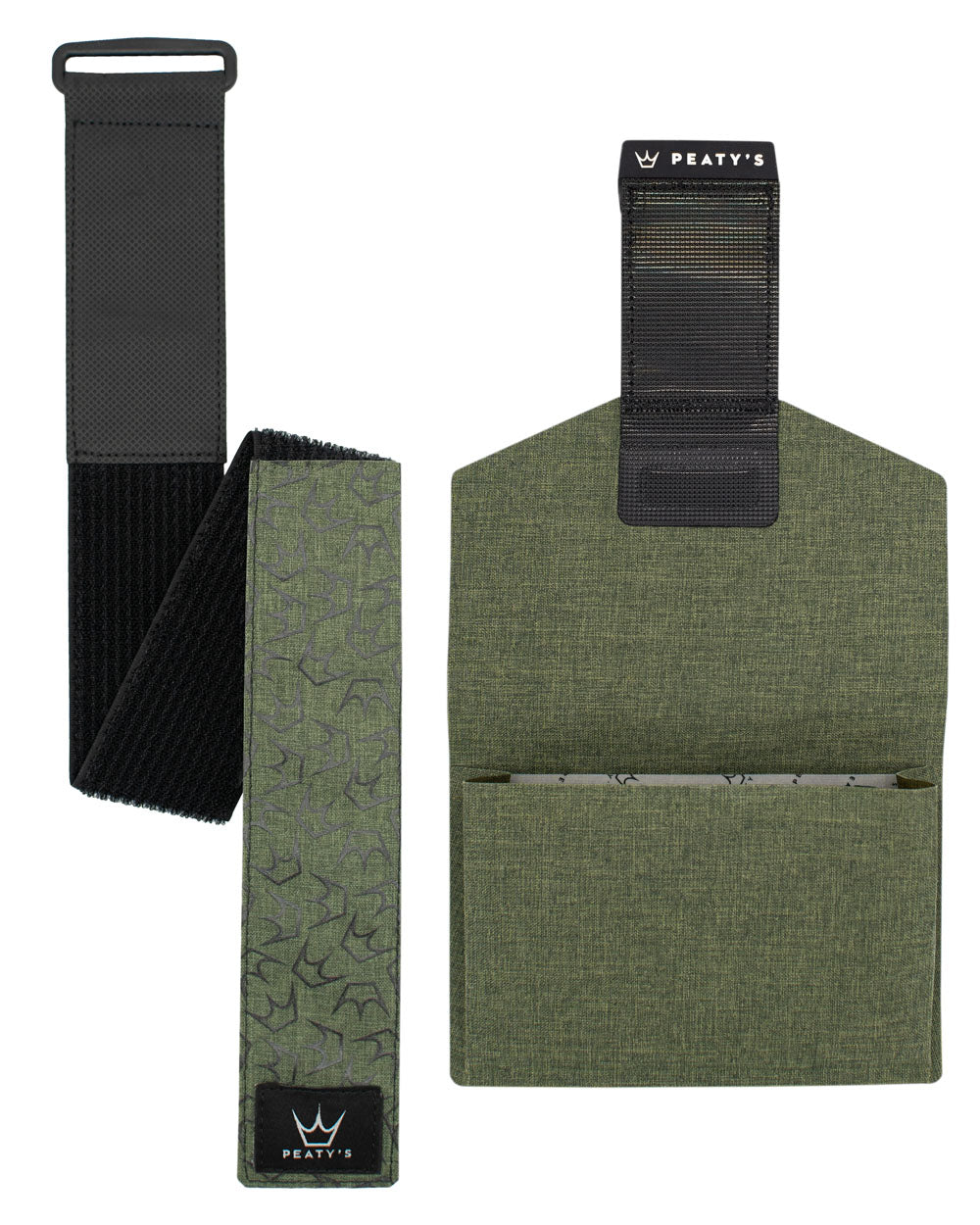 PEATY'S HOLDFAST TRAIL TOOL WRAP MOSS GREEN