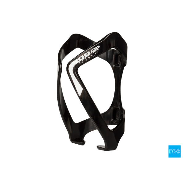 PRO BOTTLE CAGE POLYCARBONATE BLACK WHITE