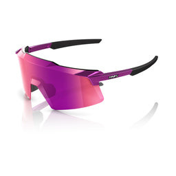 100% AEROCRAFT SUNGLASSES - Gloss Purple Chrome - Purple Mirror