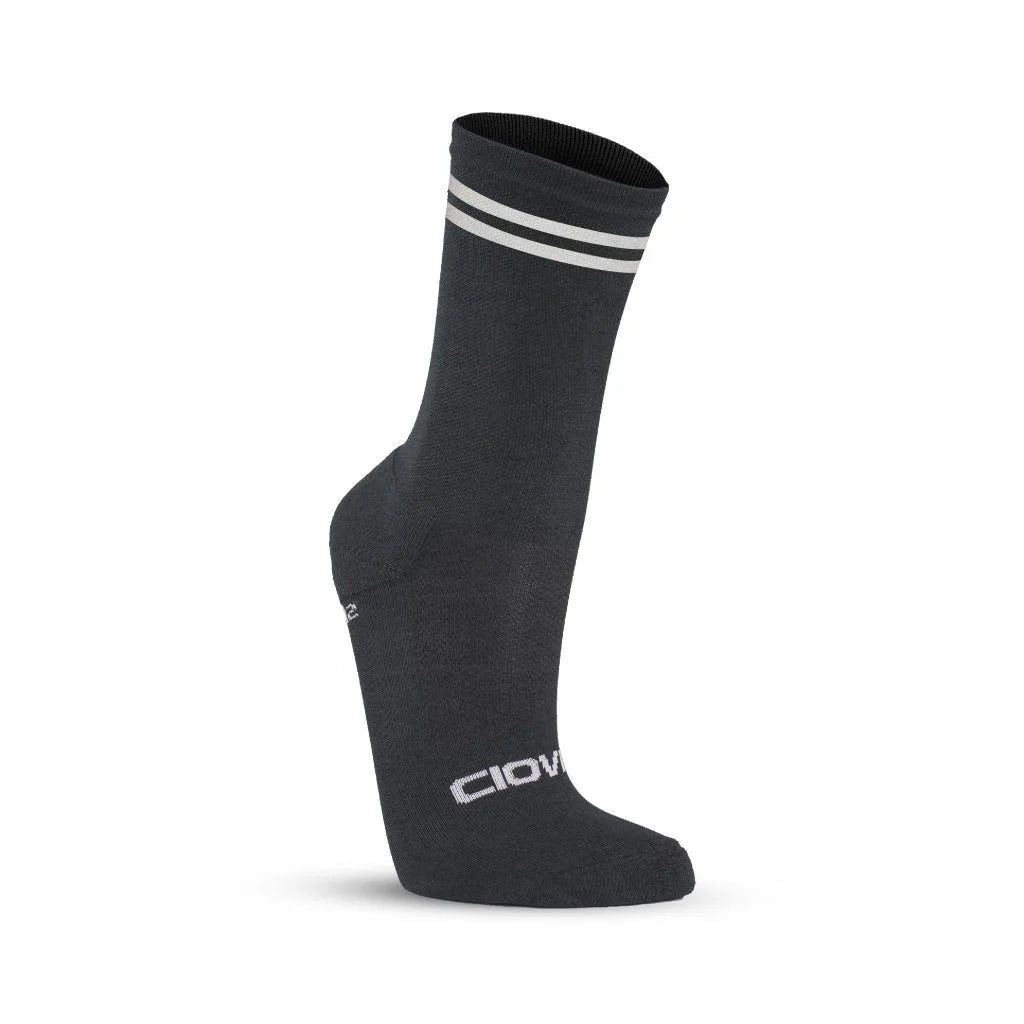 Merino Crew Socks (Black)