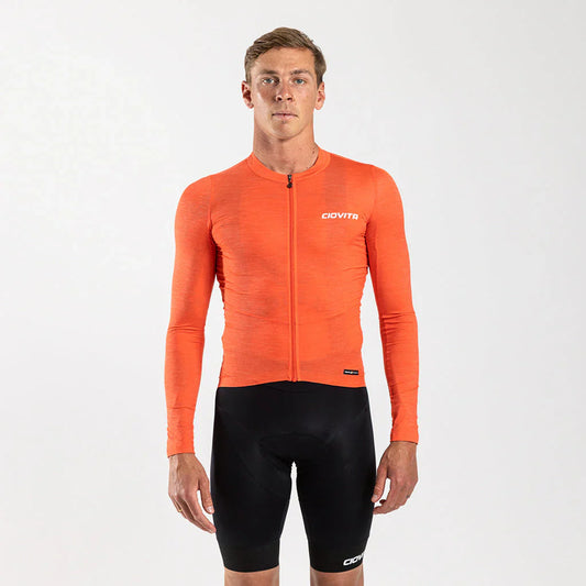 Men's Librio Long Sleeve Race Fit Jersey (Tangerine)