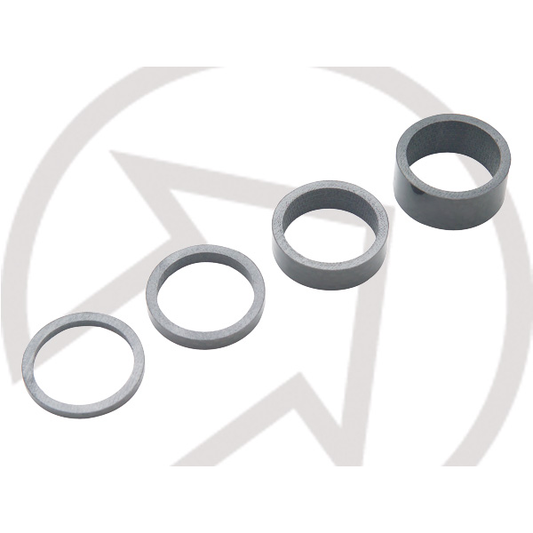 PRO SPACER SET - UD CARBON 1-1/8 3-5-10-15mm