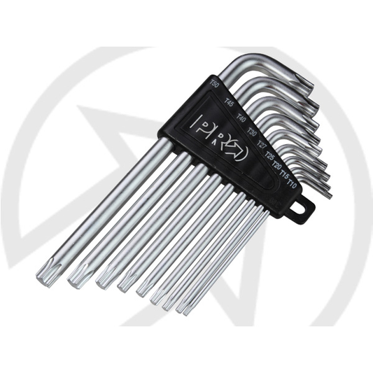 PRO TOOL - TORX KEY SET T10 / T15 / T20 / T25 / T27 / T30 / T40 / T45 / T50