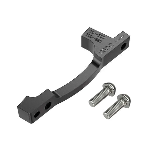 POST BRACKET - 20 P 1 (FOR USE WITH 160MM AND 180MM ROTORS ONLY) (140 to 160 OR 160 to 180), INCLUDES STAINLESS BRACKET MOUNTING BOLTS
