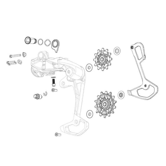 RD PULLEY KIT GX APEX EAGLE REAR DERAILLEUR