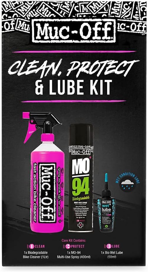 MUC-OFF KIT CLEAN/PROTECT/LUBE WET