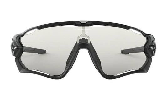 OAKLEY JAWBREAKER  POLISHED BLACK W/ CLEAR/BLACK PHOTO IRI