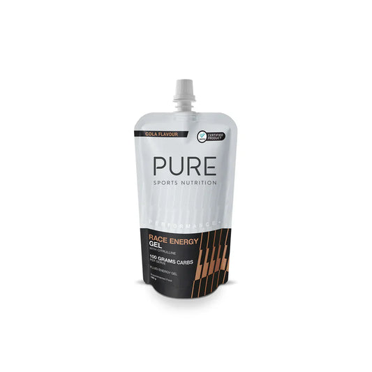 PURE Performance + Race Energy Gel 185g Pounch - Cola (Single Serving)