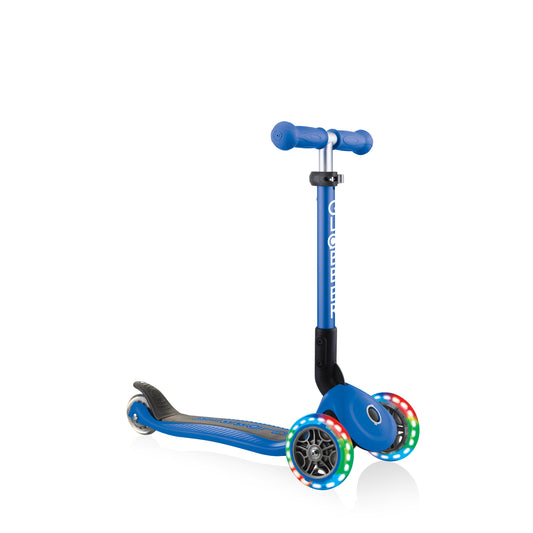 GLOBBER JUNIOR PRIMO FOLDABLE LIGHTS SCOOTER
